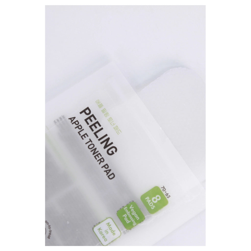 Dermal Exfoliating Apple Toner Pad Facial Pore Care Tonic Pad 8 Pcs