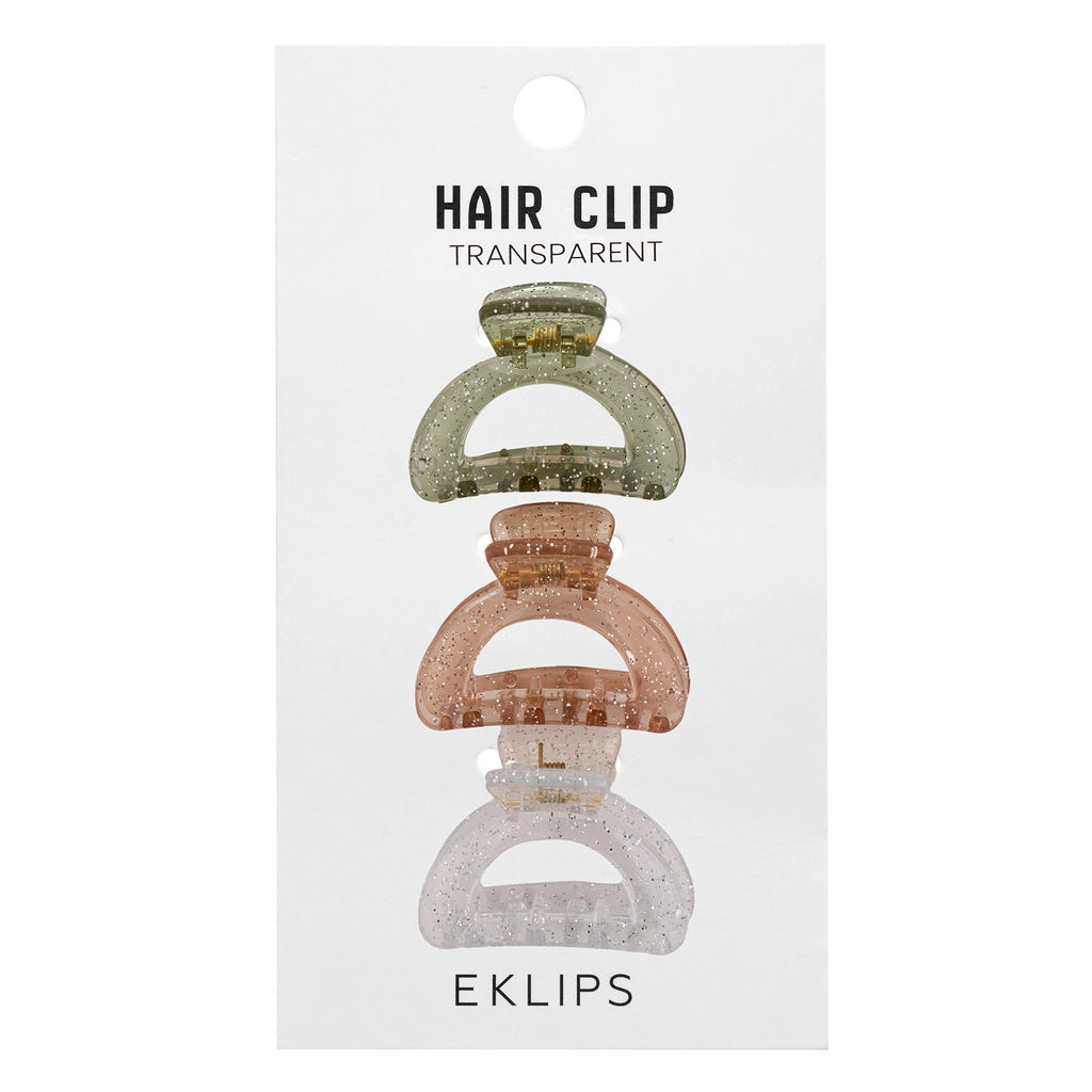 Eklips 3-Piece Transparent Oval Buckle Natural