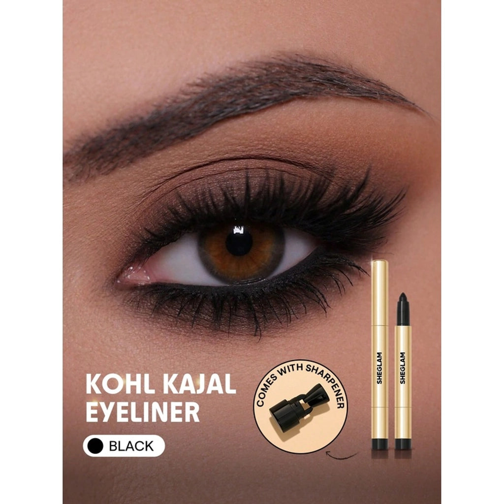 Sheglam Bold Moves Kohl Kajal Cream Pencil Eyeliner Black