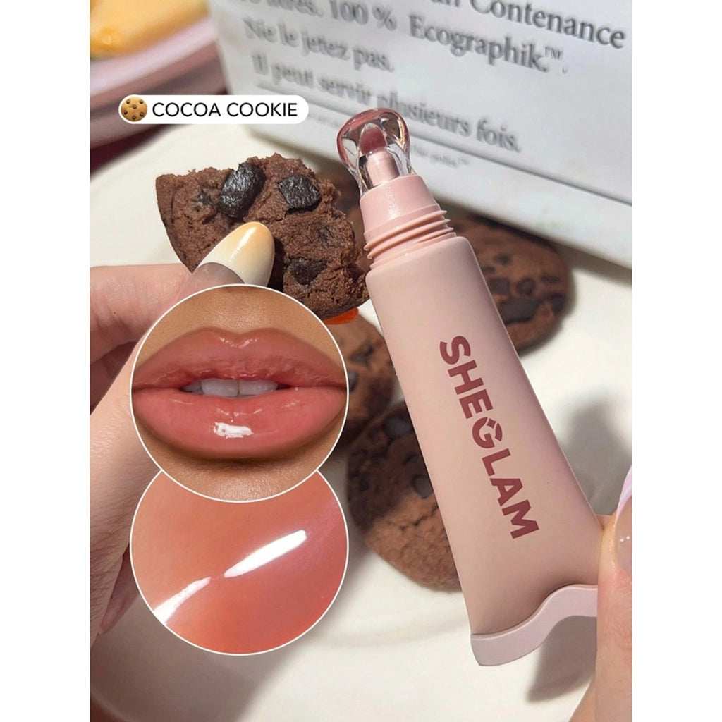 Sheglam Crystal Glaze Lip Lip Gloss 514 Cocoa Cookie
