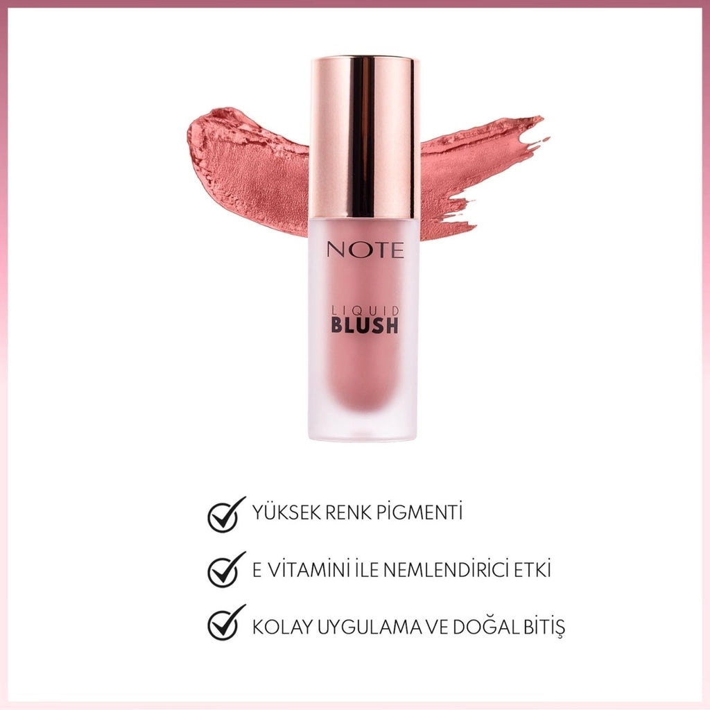 Note Liquid Blush Moisturizing Liquid Blush 30 Berry