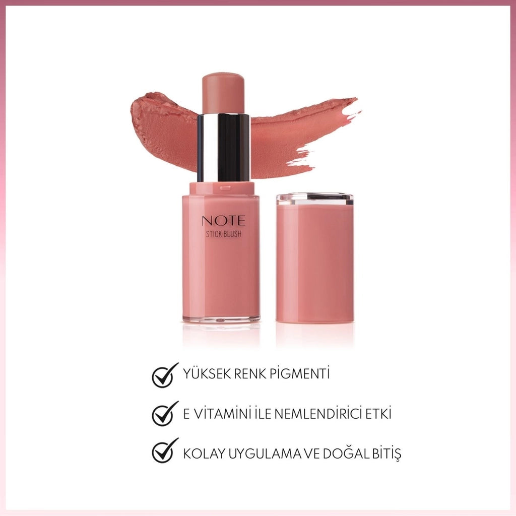 Note Stick Blush Moisturizing Soft Stick Blush 20 Rosy