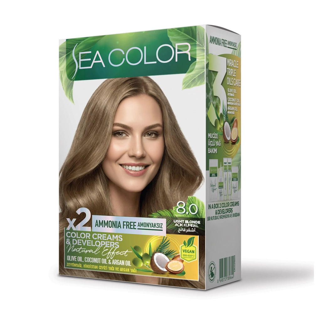 Sea Color Ammonia-Free Hair Dye 6.7 Chocolate Brown
