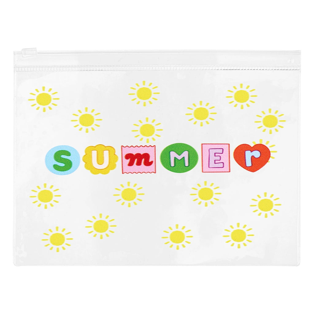 Eklips Sun Summer Transparent Clutch Bag