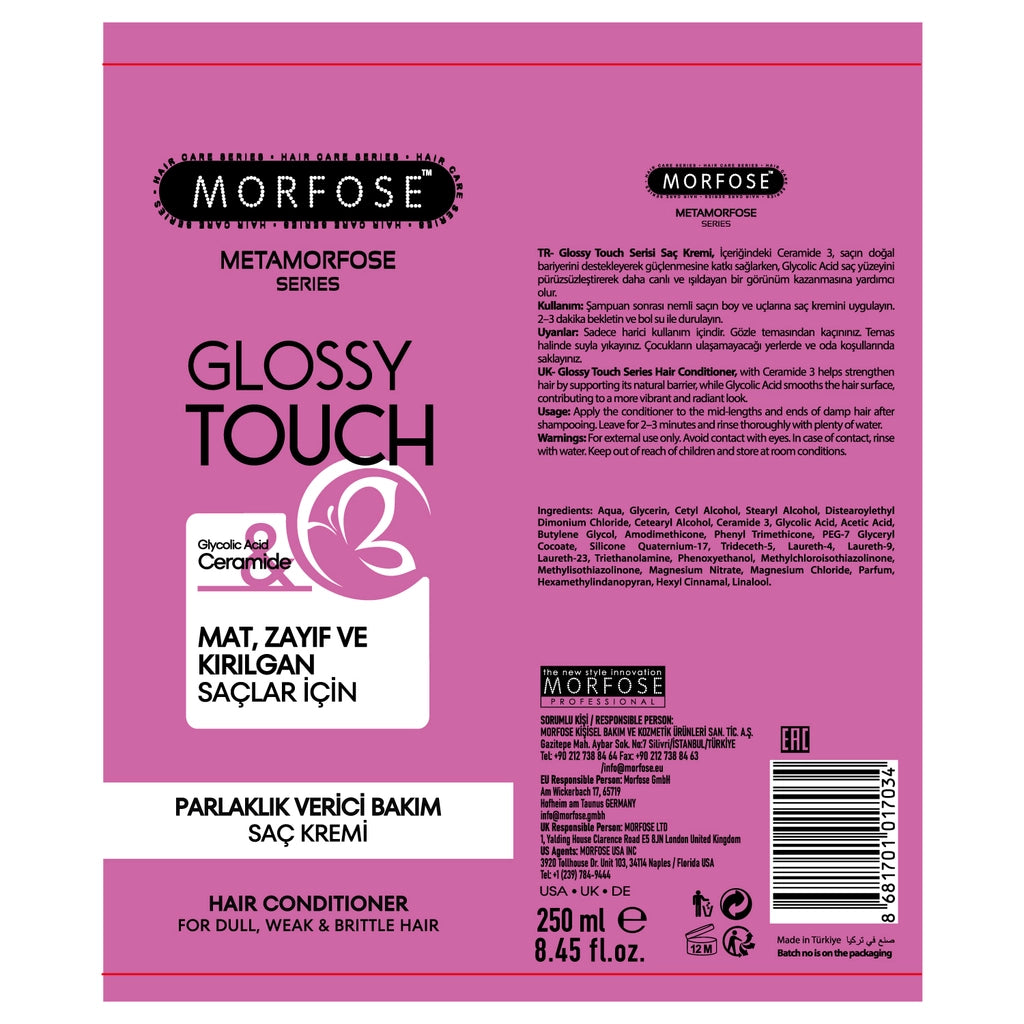 Morfose Metamorphose Glossy Touch Shine Care Conditioner 250 ml
