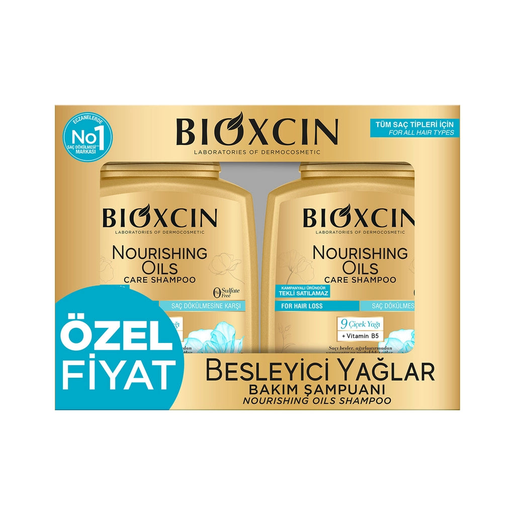 Bioxcin Nourishing Oils Care Shampoo 300 ml x 2