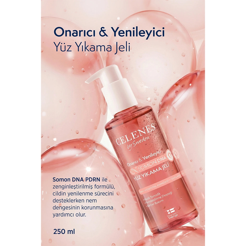 Celenes Salmon DNA Face Wash Gel 250 ml