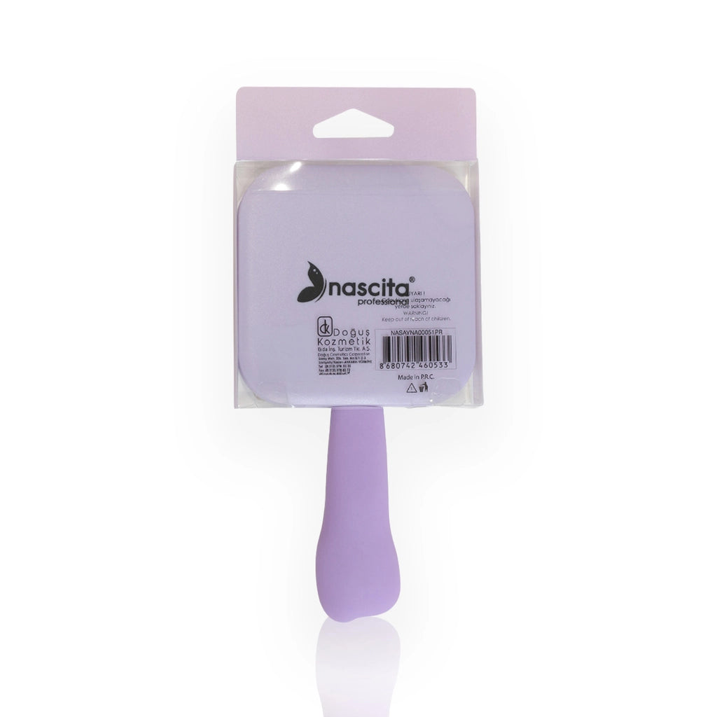 Nascita Figured Hand Mirror Purple