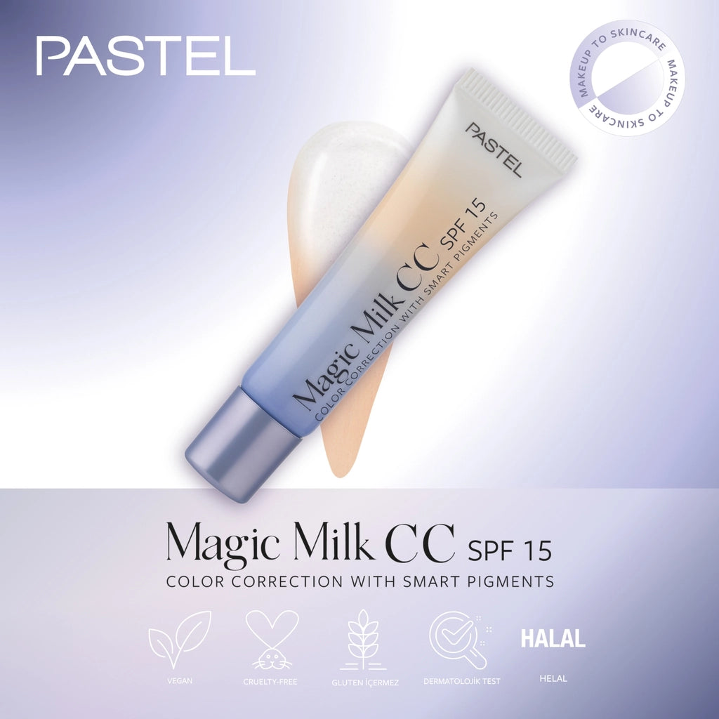 Pastel Makeup To Skincare Magic Milk CC SPF 15 - Skin Tone Equalizer SPF 15 CC Cream 30 ml 52 Ivory