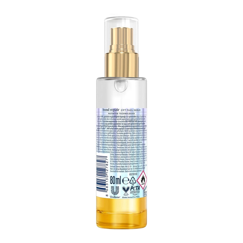 Dove Peptide Bond Repair Dual Phase Hair Serum 80 ml