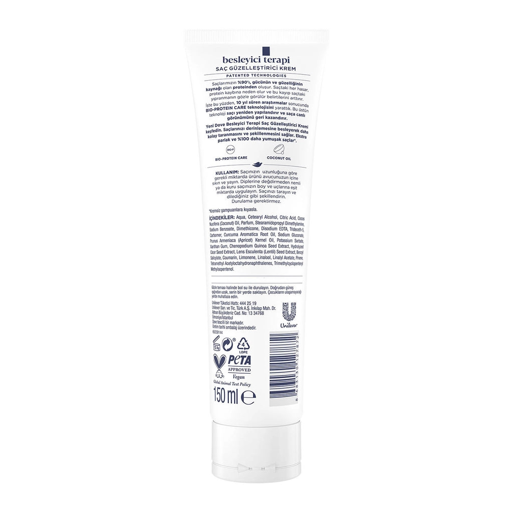 Dove Coconut Oil Nourishing Therapy Hair Beautifying Cream 150 ml