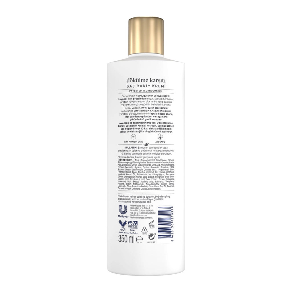 Dove Avocado Anti-Hair Hair Care Cream 350 ml