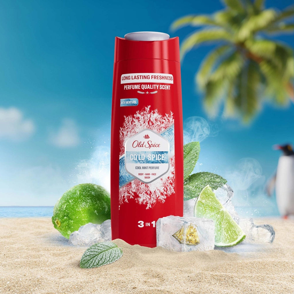 Old Spice Cold Spice 3 in 1 Shower Gel 400 ml