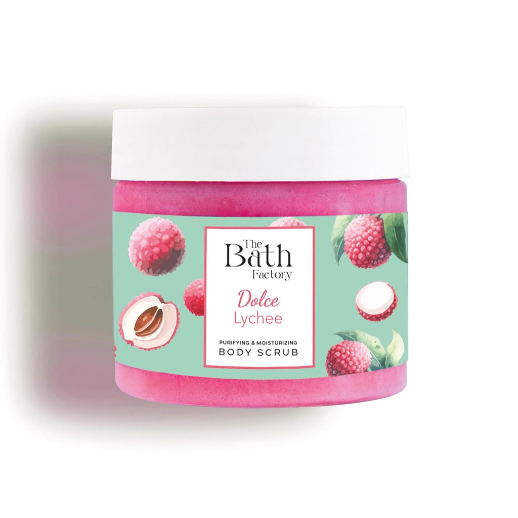 The Bath Factory Moisturizing and Purifying Dolche Lychee Body Peeling 300 gr