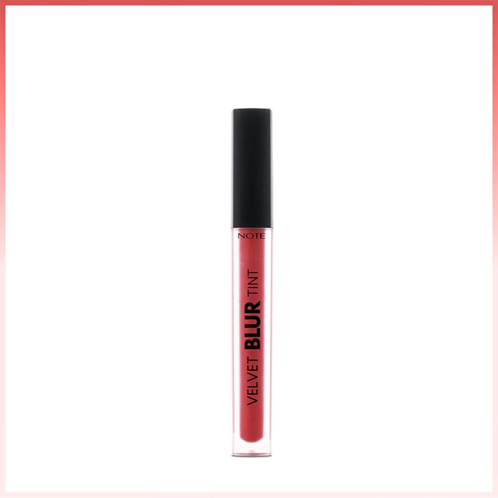 Note Velvet Blur Tint Velvet Finish Moisturizing Matte Lipstick 04 Rust Red