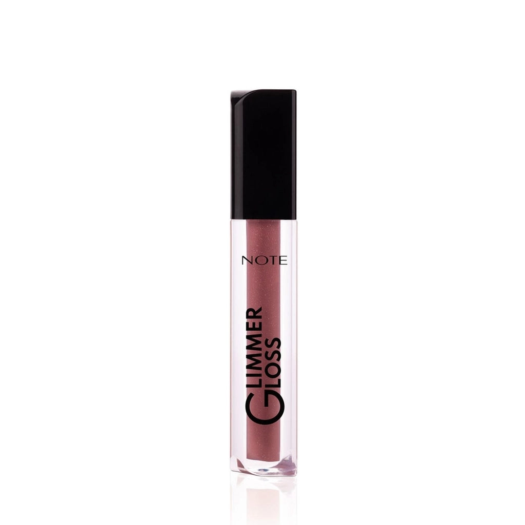 Note Glimmer Gloss Shimmering Moisturizing Lip Gloss 40 Rosy Wood