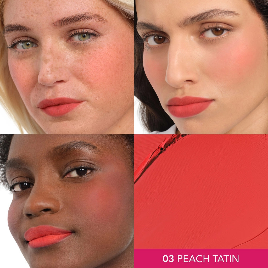 Bourjois Macaron Melt Lips & Cheek Blush 03 Peach Tatin