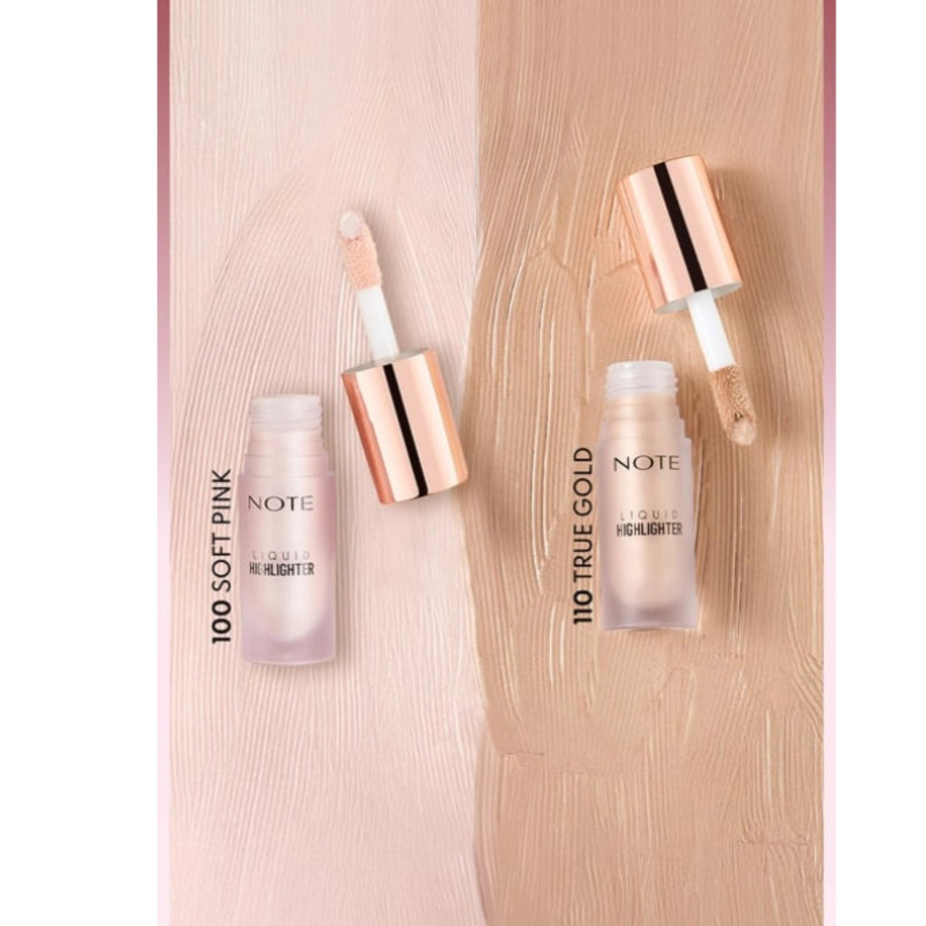 Note Liquid Highlighter Liquid Highlighter with Moisturizing Effect 110 True Gold
