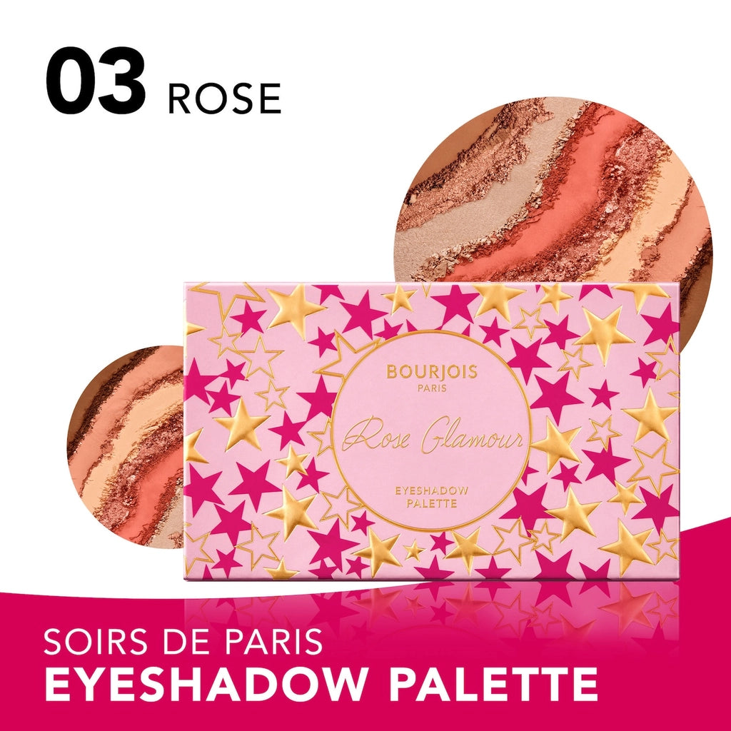 Bourjois Volume Soirs De Paris Glamor Eyeshadow Palette Rose