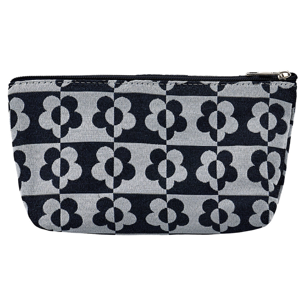 Eklips Black Floral Makeup Bag