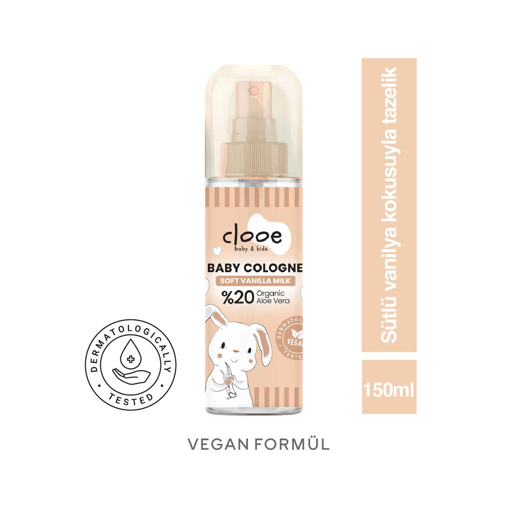 Clooe Soft Milky Vanilla Baby Cologne 150 ml