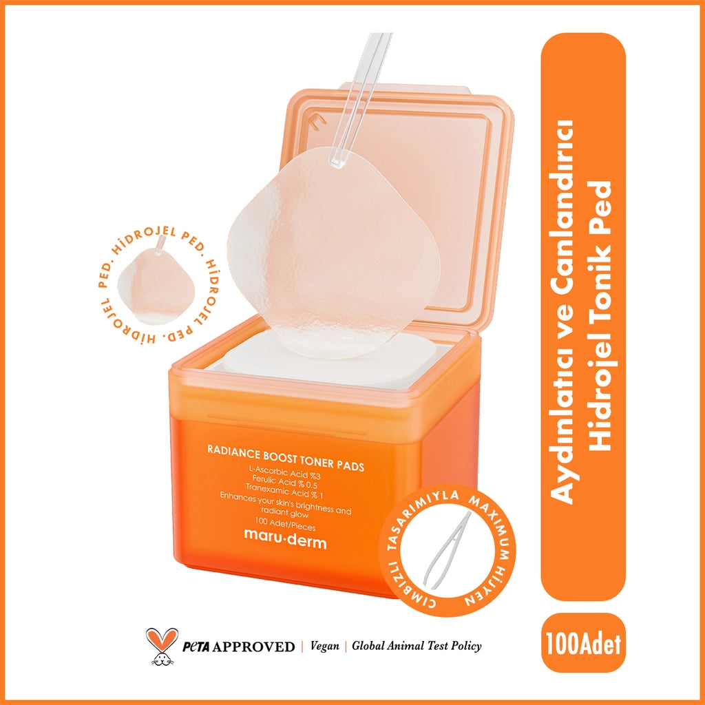 Maruderm Firming and Renewing (Glow Renewal) Tonic Pad 100 Pieces