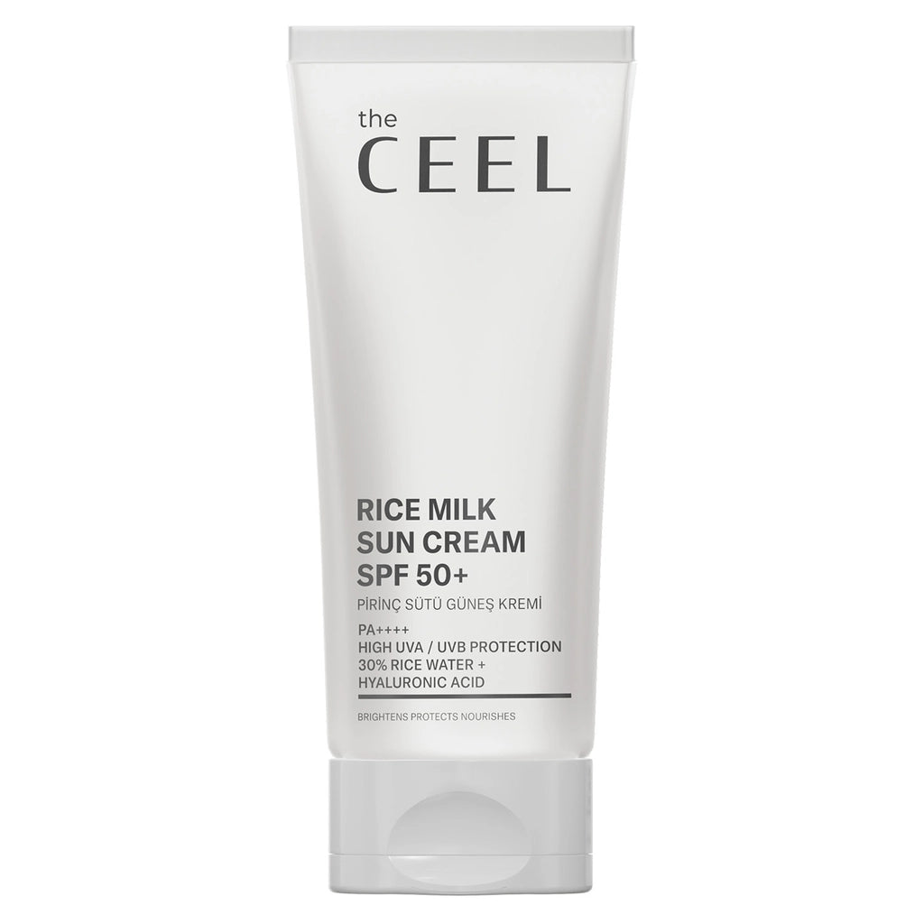 The Ceel Rice Milk Moisturizing Brightening and Anti-Blemish Tone Equalizing 50+SPF Facial Sunscreen 50 ml