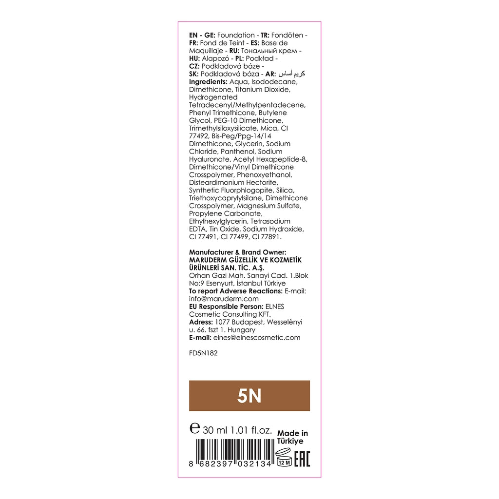 Maruderm Make Up Your Shades Foundation 5N