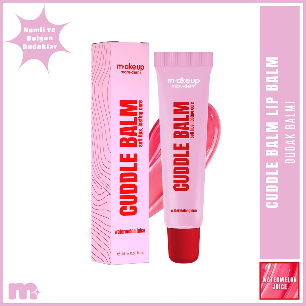 Maruderm Make Up Cuddle Balm Lip Balm Starwberry Line