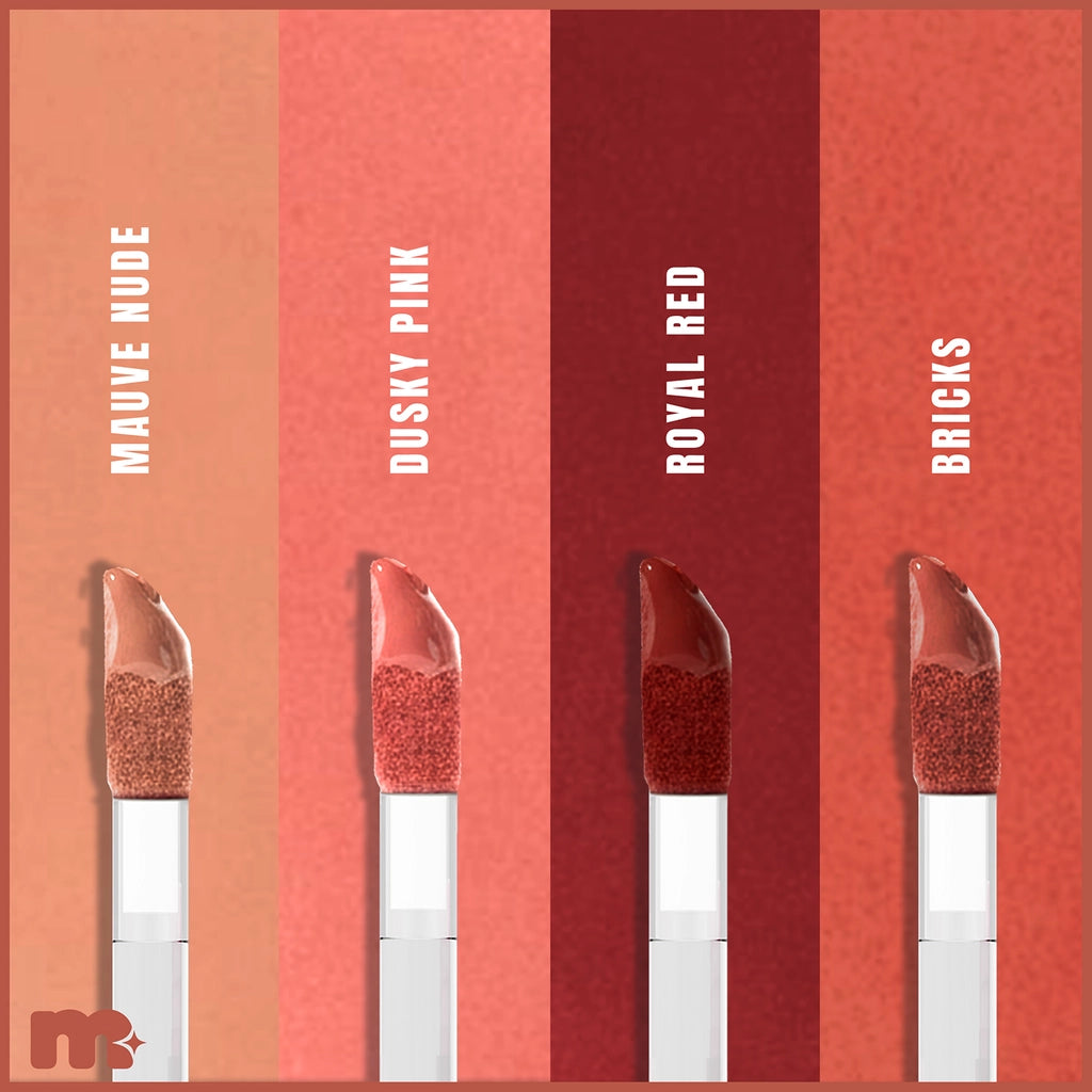 Maruderm Make Up Chic Hot Liquid Matte Lipstick Bricks