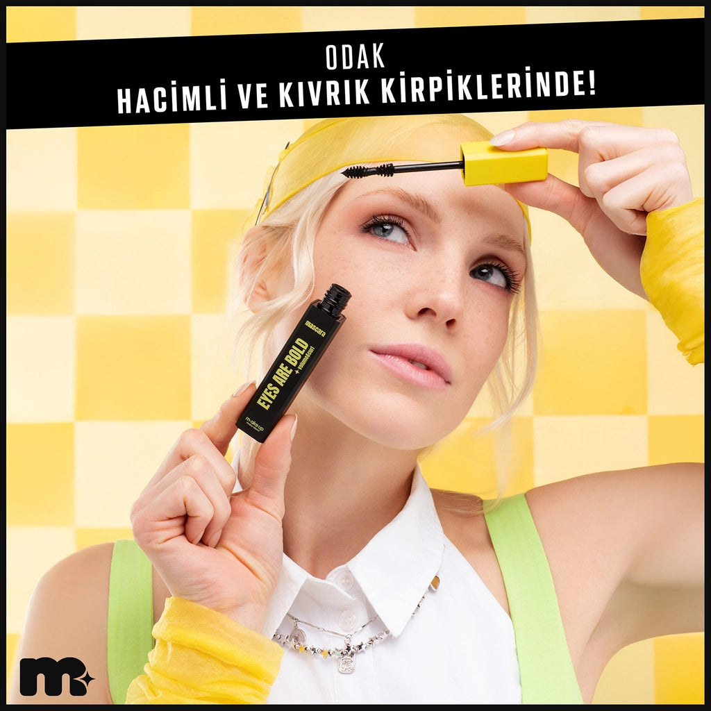 Maruderm Make Up Eyes Are Bold Mascara Volume & Curl (Black)