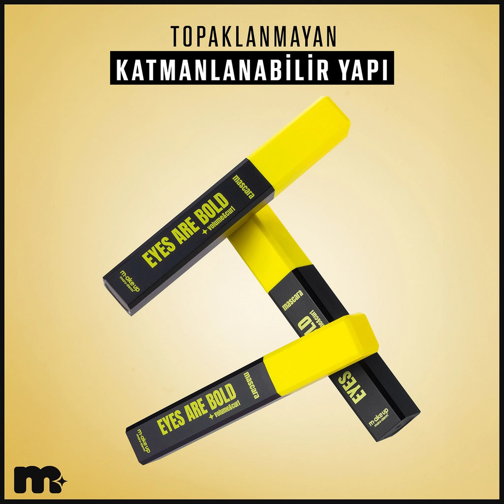 Maruderm Make Up Eyes Are Bold Mascara Volume & Curl (Black)
