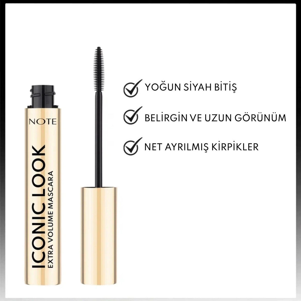 Note Iconic Look Mascara Black