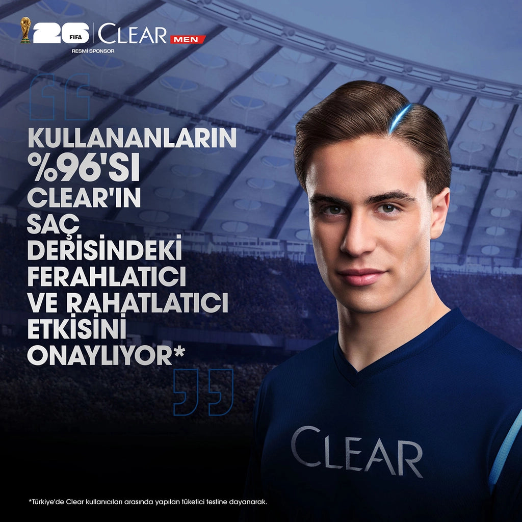 Clear Men Special Edition FIFA World Cup Effective Anti-Dandruff Shampoo 330 ml