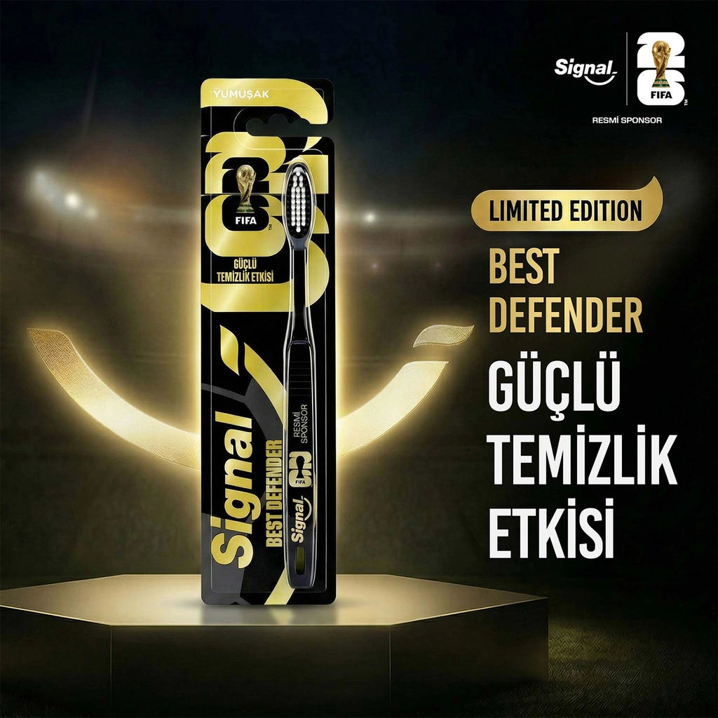 Signal Best Defender Limited Edition Strong Cleaning Effect Toothbrush (Soft)