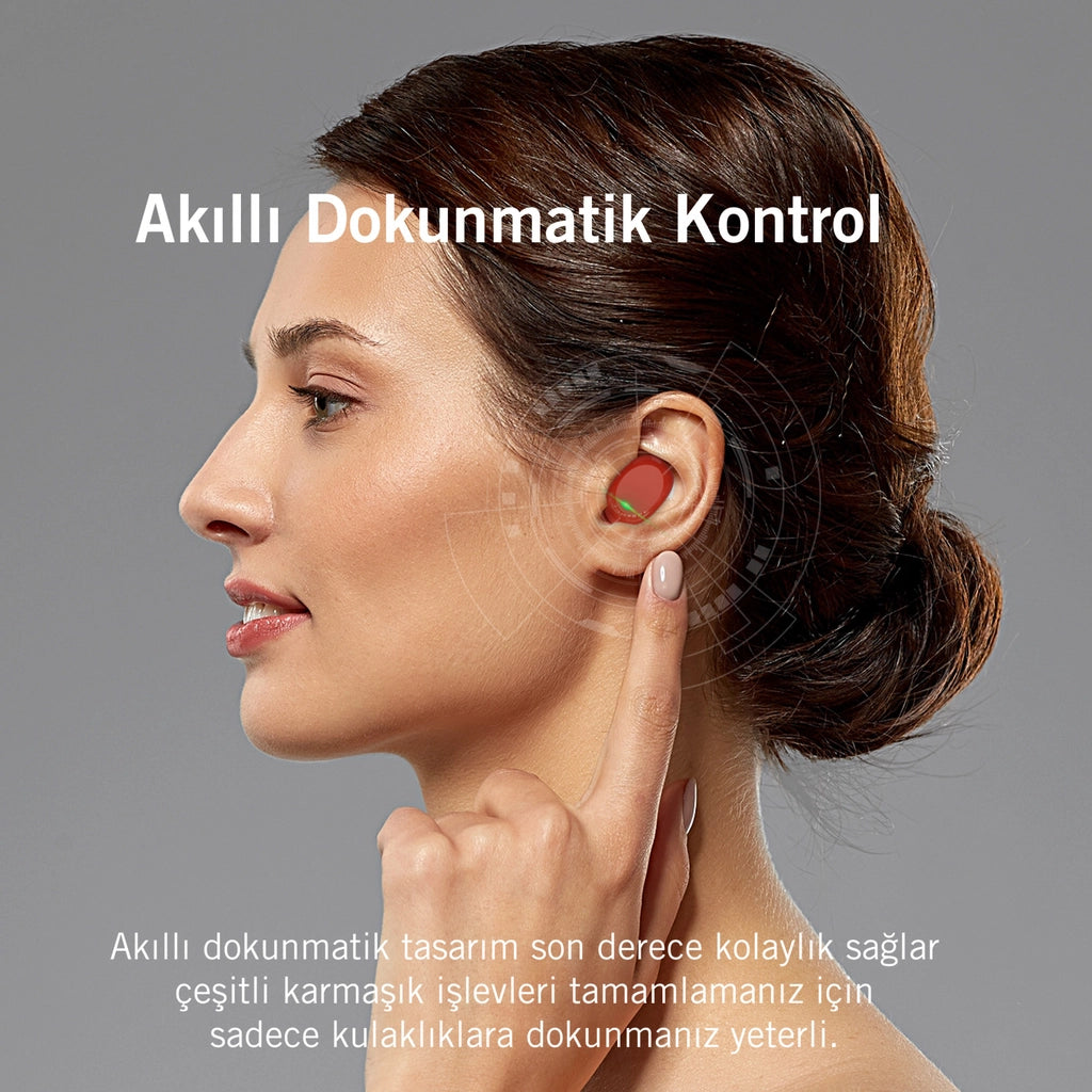 Nautica T120 TWS Wireless Red In-Ear Headphones