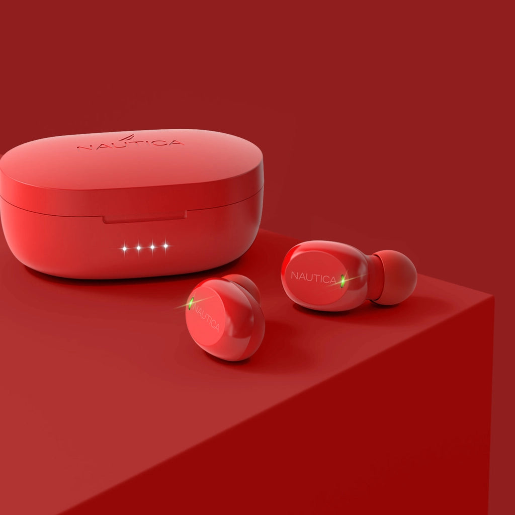 Nautica T120 TWS Wireless Red In-Ear Headphones