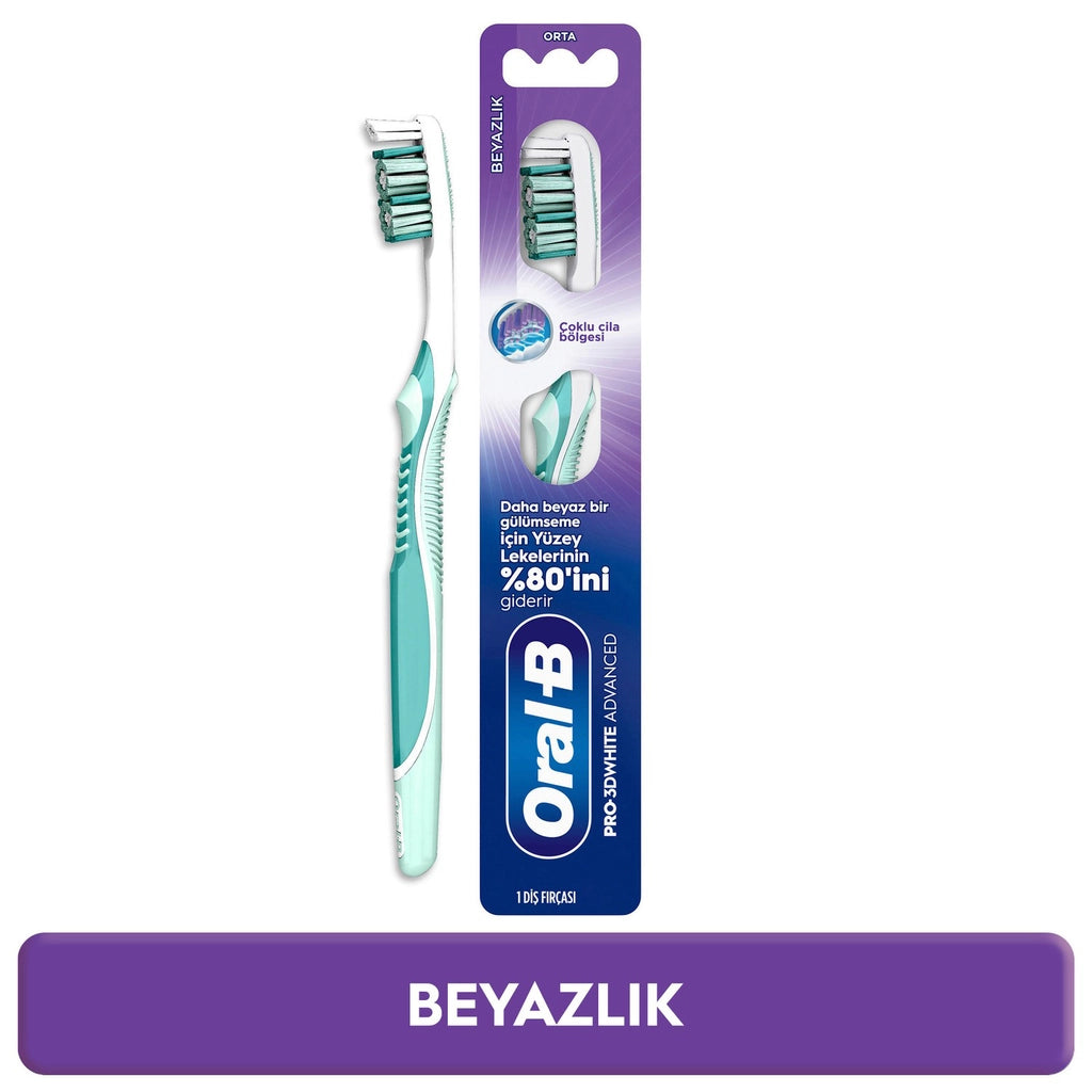 Oral-B Pro-3D White Advanced Whiteness Toothbrush (Medium)