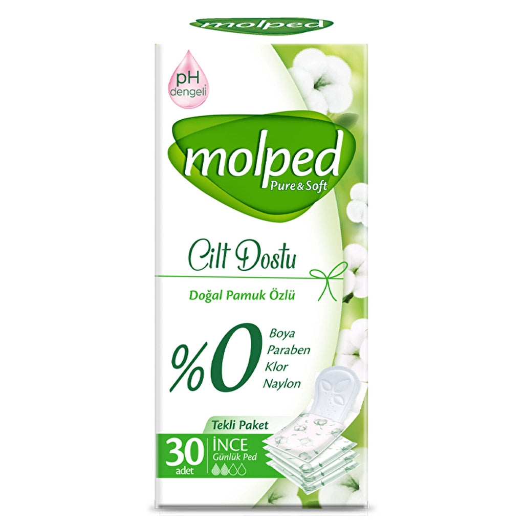 Molped Pure & Soft Fineness Daily Pad 30-pack