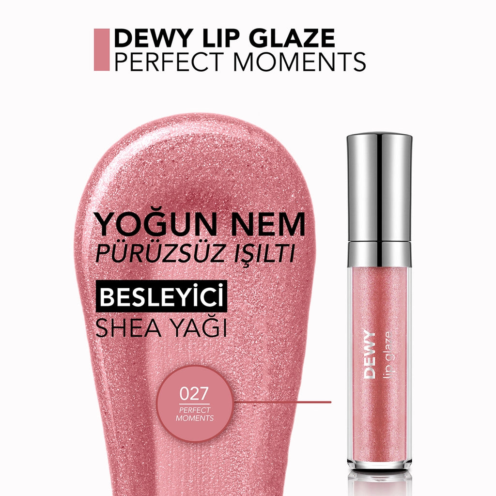 Flormar Dewy Lip Glaze Lip Gloss 027 Perfect Moments