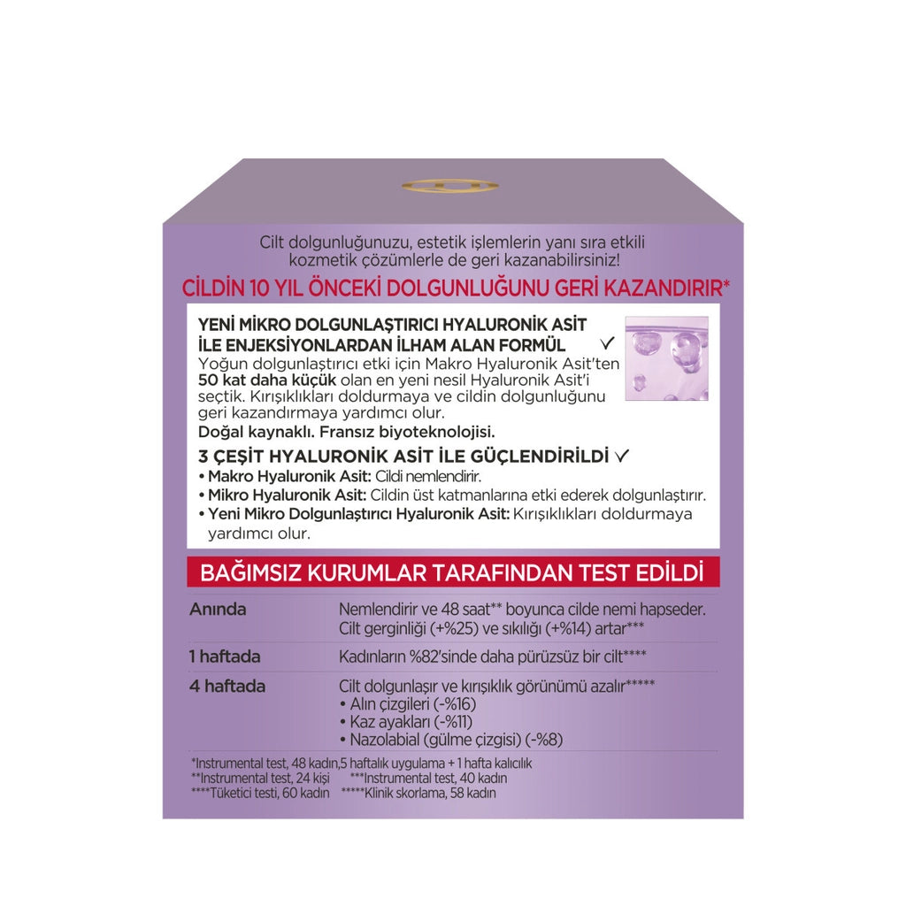 Loreal Paris Revitalift Filler Intensive Plumping Hyaluronic Acid Anti-Aging Day Cream 5