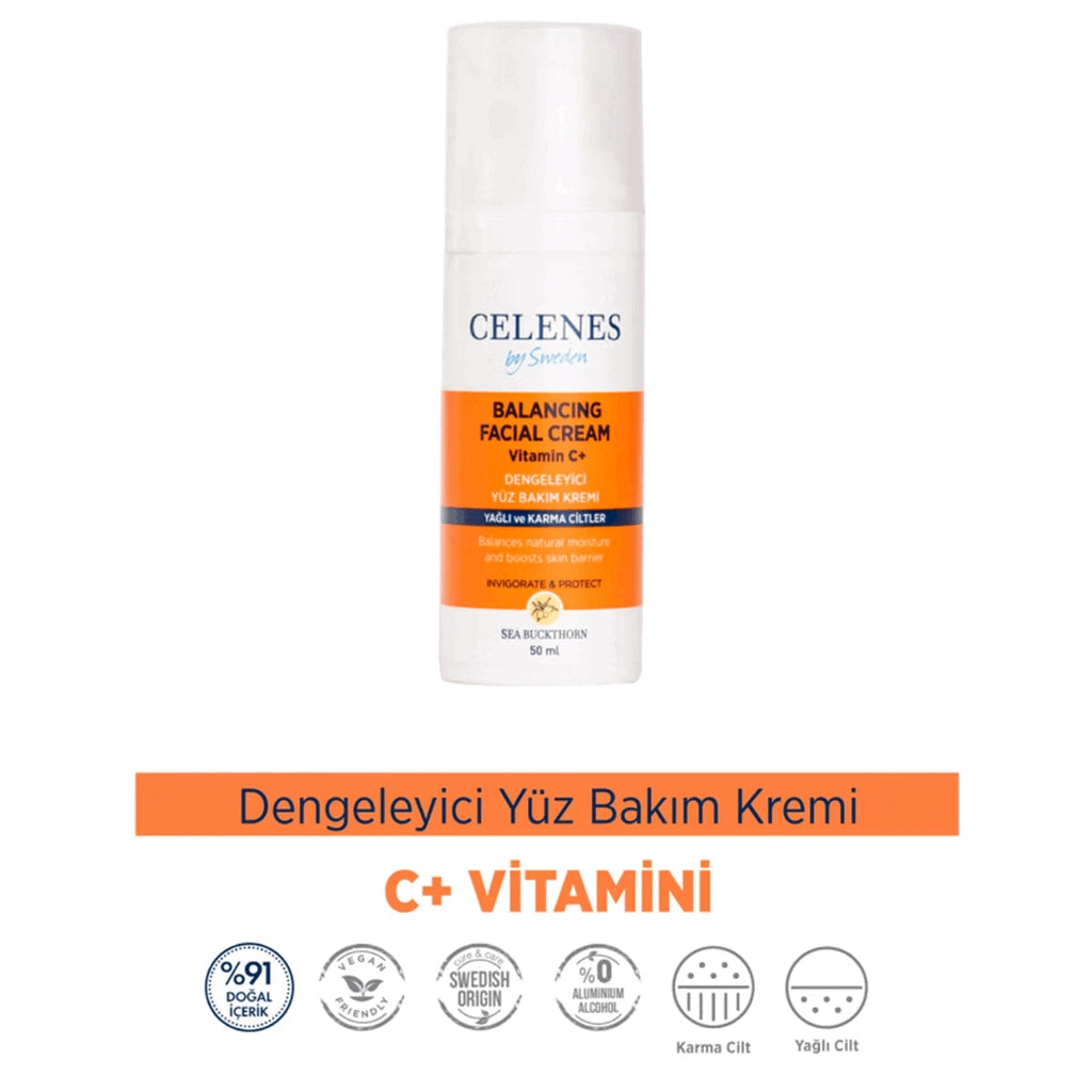 Celenes Sea Buckthorn Brightening and Balancing Face Care Cream 50 ml