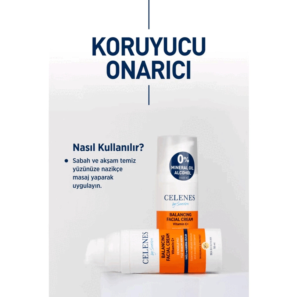 Celenes Sea Buckthorn Brightening and Balancing Face Care Cream 50 ml