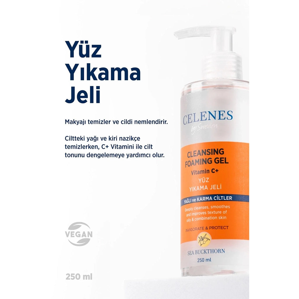 Celenes Sea Buckthorn Face Washing Gel 250 ml