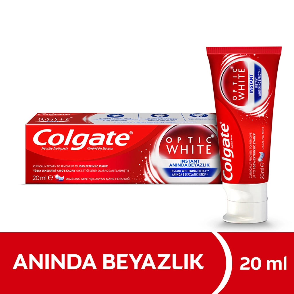 Colgate Optic White Instant Whiteness Whitening Toothpaste 20 ml