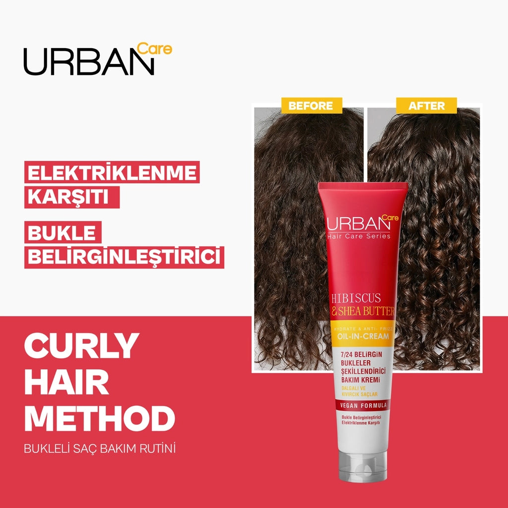 Urban Care Twisted Curls Hibiscus & Shea Butter Curl Defining Leave-In Conditioner 175 ml