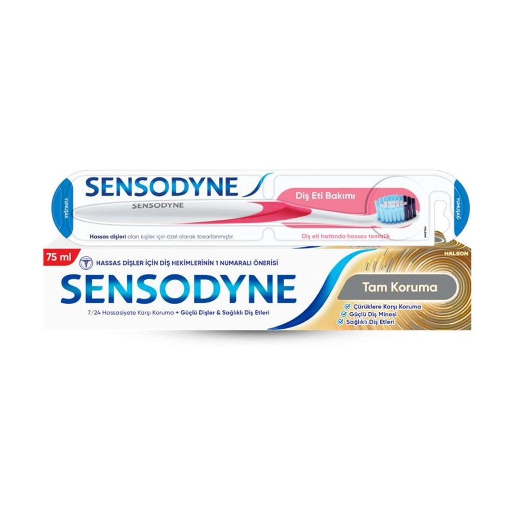 Sensodyne Full Protection Toothpaste 75 ml + Gum Care Brush