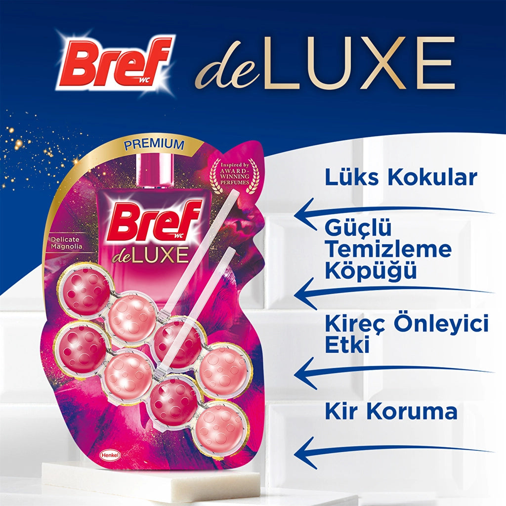 Bref WC Deluxe Single Pack Solid Toilet Block Magnolia