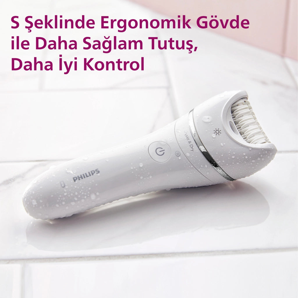 Philips 8000 Series Wet Dry Epilation Device BRE700/05