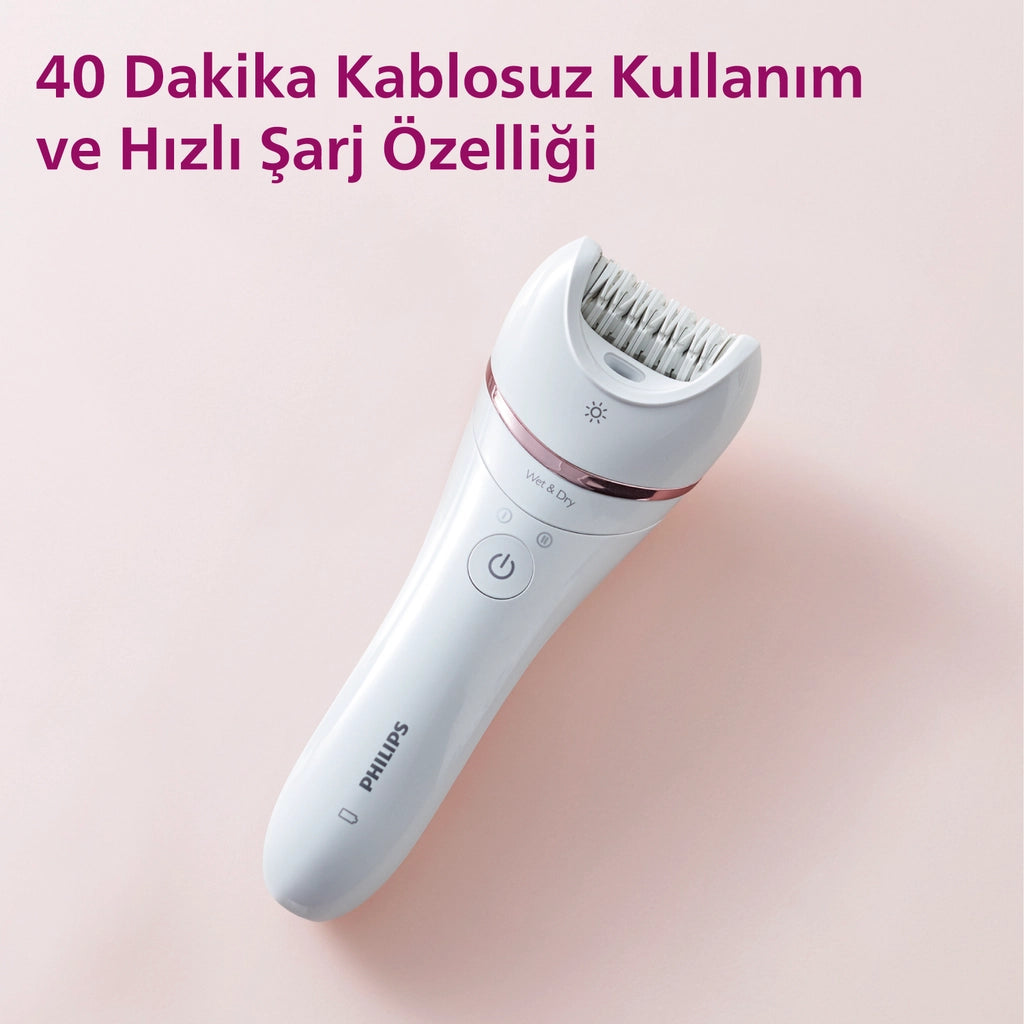 Philips 8000 Series Wet Dry Epilation Device BRE700/05
